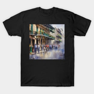 Memories of New Orleans - Bourbon Street T-Shirt